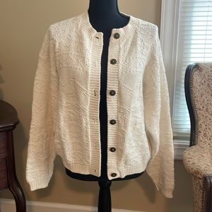 Adorable Cream Colored Cardigan
